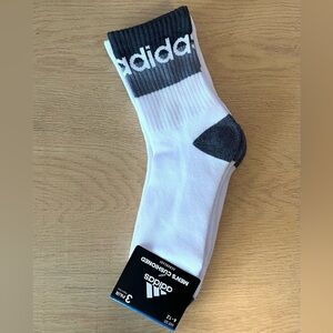 Adidas NEW Mens 3 Pack Cushioned AeroReady Crew Socks Size 6-12